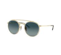 Ray-Ban Unisex-Erwachsene RB3647N-91233M Sonnenbrille, Gold (Dorado), 0,Rechteckig