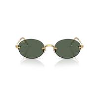 Ray-Ban Unisex Evolution Randlose Sonnenbrille, Arista Gold - Dunkelgrün, 54 mm
