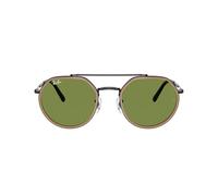 Ray-Ban Unisex Geometrische Sonnenbrille, Schwarz, Metall, RB 3765 | Geometrisch, 92794E, 53