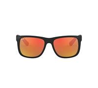 Ray-Ban Herren Sonnenbrille - JUSTIN - RB4165 - 622/6Q - 51mm - Schwarz, Rechteck