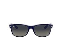 Ray-Ban Unisex New Wayfarer Sonnenbrille, Top Matte Blue On Transparent, 52 mm EU