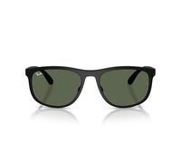 Ray-Ban 0RB4468 601S71 Kunststoff Panto Beige/Schwarz Sonnenbrille, Sunglasses