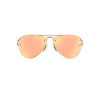 Ray-Ban Unisex Rb 3449 Sonnenbrille, Gold (Gestell: Gold, Gläser: Kupfer Verspiegelt 001/2Y), Large (Herstellergröße: 59)