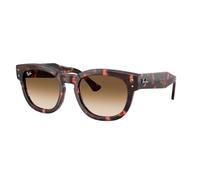 Ray-Ban Unisex Rb0298s Mega Hawkeye Sonnenbrille, Pink Havana/Clear Gradient Brown, 53 mm