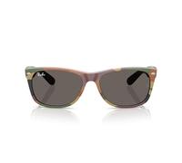 Ray-Ban Unisex Rb2132 New Wayfarer Sonnenbrille, Schwarz mit grünem Camouflage/Dunkelgrau