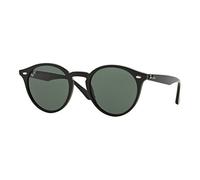 Ray-Ban 0RB2180 601/71 Kunststoff Rund Schwarz/Schwarz Sonnenbrille, Sunglasses Schwarz/Schwarz Mittel
