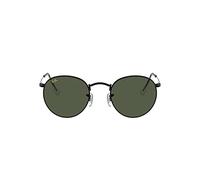Ray-Ban Herren Sonnenbrille - ROUND METAL - RB3447 - 919931 - 53mm - Schwarz, Rund