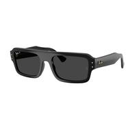Ray-Ban Rb4454 Lukas Rechteckige Sonnenbrille, Schwarz , 53