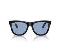 Ray-Ban Unisex Rbr0502s Wayfarer Reverse Sonnenbrille, Schwarz/Hellblau, 53 mm