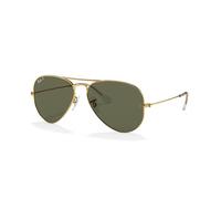 Ray Ban Unisex Sonnenbrille Aviator, Gr. Large (Herstellergröße: 58), Gold (gold 001/58)