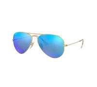 Ray Ban Unisex Sonnenbrille Aviator, Gr. Large (Herstellergröße: 58), Gold (gold 112/4L)