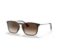 Ray Ban Unisex Sonnenbrille Chris, Gr. Medium (Herstellergröße: 54), Braun (Gestell: braun (Havana), Gläserfarbe: braun verlauf 856/13)