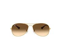 Ray Ban Unisex Sonnenbrille Cockpit, Gr. Large (Herstellergröße: 56), Gold (Gestell: Gold, Gläser: Braun Verlauf 001/51)