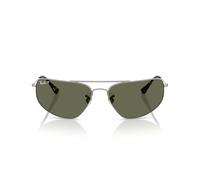 Ray-Ban Unisex-Sonnenbrille, Metallrahmen / grüne Gläser, 63