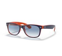 Ray-Ban 0RB2132 789/3F Kunststoff Eckig Blau/Blau Sonnenbrille, Sunglasses Blau/Blau Mittel