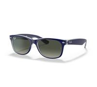 Ray Ban Unisex Sonnenbrille New Wayfarer, Gr. Large (Herstellergröße: 55), Blau (blau transparent 605371)