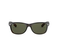 Ray Ban Unisex Sonnenbrille New Wayfarer, Gr. Large (Herstellergröße: 58), Mehrfarbig (Gestell: Tortoise havana,Gläser: grün 902/58)