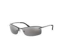 Ray-Ban Unisex Sonnenbrille Rb 3183 Grau (Gestell: Gunmetal, Gläser: Silber verspiegelt 004/82)), X-Large (Herstellergröße: 63)