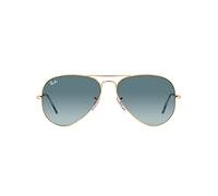 Ray-Ban Unisex-Sonnenbrille RB3025 AVIATOR LARGE METAL 001/3M Farbe Goldblau Glasgröße 62 mm