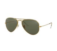 Ray-Ban Sonnenbrille - AVIATOR LARGE METAL - RB3025 - 001/58 - 55mm - Gold, Pilot, polarisiert, polarized