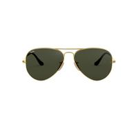Ray Ban Unisex Sonnenbrille RB3025, Gr. X-Large (Herstellergröße: 62), Grün (Gestell: Gold, Gläser: Grün Klassisch 181)