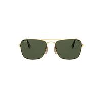 Ray-Ban Caravan 0RB3136 181 Metall Eckig Goldfarben/Goldfarben Sonnenbrille, Sunglasses Goldfarben/Goldfarben Mittel