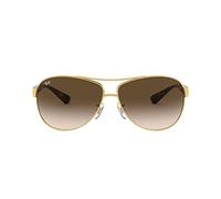 Ray-Ban Unisex Sonnenbrille RB3386, Gr. X-Large (Herstellergröße: 67), Mehrfarbig (Gestell: Gold/Havana, Gläser: Braun Verlauf 001/13)