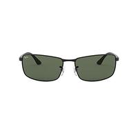 Ray-Ban Unisex Sonnenbrille RB3498, Gr. 61 mm, Gra(Einfarbig), Schwarz (002/9A), 61-17-135