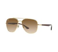 Ray-Ban Unisex-Sonnenbrille RB3683 001/51 59-15 Brown