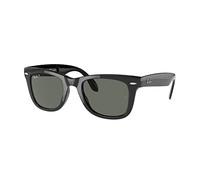 Ray Ban Unisex Sonnenbrille RB4105, Gr. Medium (Herstellergröße: 50), Schwarz (Gestell: Schwarz, Gläser: Polarized Grün Klassisch 601/58)