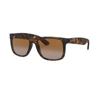 Ray-Ban Unisex-Sonnenbrille Rb4165 justin 865/t5 havana rubber polar brown gradient