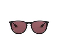 Ray Ban Unisex Sonnenbrille RB4171, Gr. Large (Herstellergröße: 54), Schwarz (Gestell: Schwarz, Gläser: Polarized Violett Verspiegelt 601/5Q)