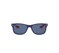 Ray Ban Unisex Sonnenbrille RJ9052S, Gr. Medium (Herstellergröße: 48), Mehrfarbig (Gestell: Blau/Orange, Gläser: Blau Klassisch 178/80)