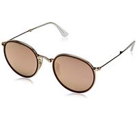 Ray Ban Unisex Sonnenbrille Round Folding, Gr. Medium (Herstellergröße: 51), Gold (Gestell: Gold, Gläser: Kupfer Flash 001/Z2)