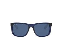 Ray-Ban Unisex Sonnenbrille, Rubber Transparent Blue, 55