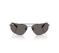 Ray-Ban Unisex-Sonnenbrille, Schwarzer Rahmen / graue Gläser, 63