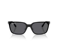Ray-Ban Unisex-Sonnenbrille, Silberner Rahmen, graue Gläser, 45