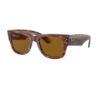 Ray-Ban Mega Wayfarer Sonnenbrillen Havana Gestreift Fassung Braun Glas 51-21