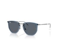 Ray-Ban Unisex Sunglasses Sonnenbrille, Transparentes Blau/Blau