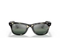 Ray-Ban WAYFARER 0RB2140 1333G6 polarisiert Kunststoff Panto Grau/Havana Sonnenbrille, Sunglasses