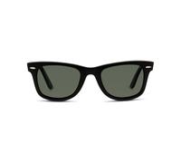 Ray-Ban WAYFARER 0RB2140 901/58 polarisiert Kunststoff Eckig Schwarz/Schwarz Sonnenbrille, Sunglasses