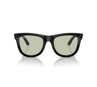 Ray-Ban WAYFARER REVERSE 0RBR0502S 6677/2 Metall Panto Schwarz/Schwarz Sonnenbrille, Sunglasses