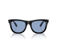 Ray-Ban WAYFARER REVERSE 0RBR0502S 667772 Metall Panto Schwarz/Schwarz Sonnenbrille, Sunglasses