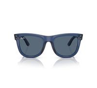 Ray-Ban WAYFARER REVERSE 0RBR0502S 67083A Kunststoff Panto Transparent/Blau Sonnenbrille, Sunglasses