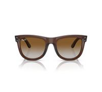 Ray-Ban WAYFARER REVERSE 0RBR0502S 6709CB Kunststoff Panto Transparent/Braun Sonnenbrille, Sunglasses