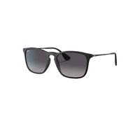 Rayban - Lifestyle-Sonnenbrillen - Chris Matte Rubber Black Light Grey Gradient Dark Grey - schwarz schwarz one size