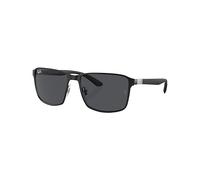 Rayban - Lifestyle-Sonnenbrillen - RB3721 Polished Black On Black Dark Grey - schwarz schwarz one size