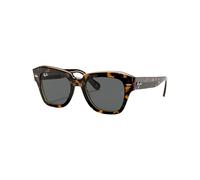 Rayban - Lifestyle-Sonnenbrillen - State Street - State Street Polished Havana On Transparent Brown Dark Grey - Braun Braun one size