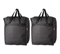 Rayen Schuhtasche, 35 x 32 x 17, schwarz, Stoff, 35 x 32 x 17 cm (Packung mit 2)