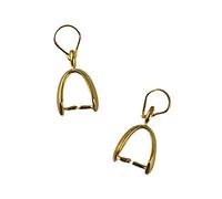 Rayher 2226206 Schlaufenanhänger, 15mm, SB-Btl 2Stück, gold